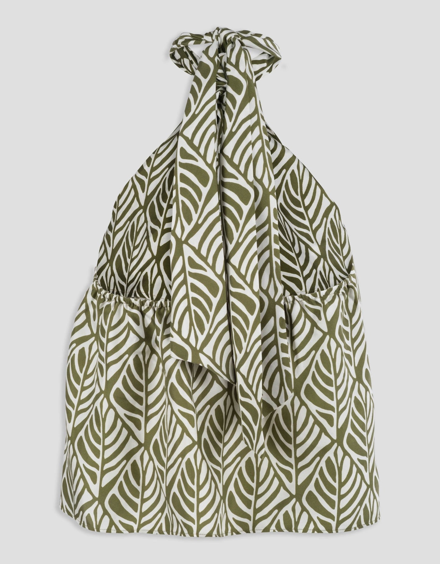 silk tie halter top