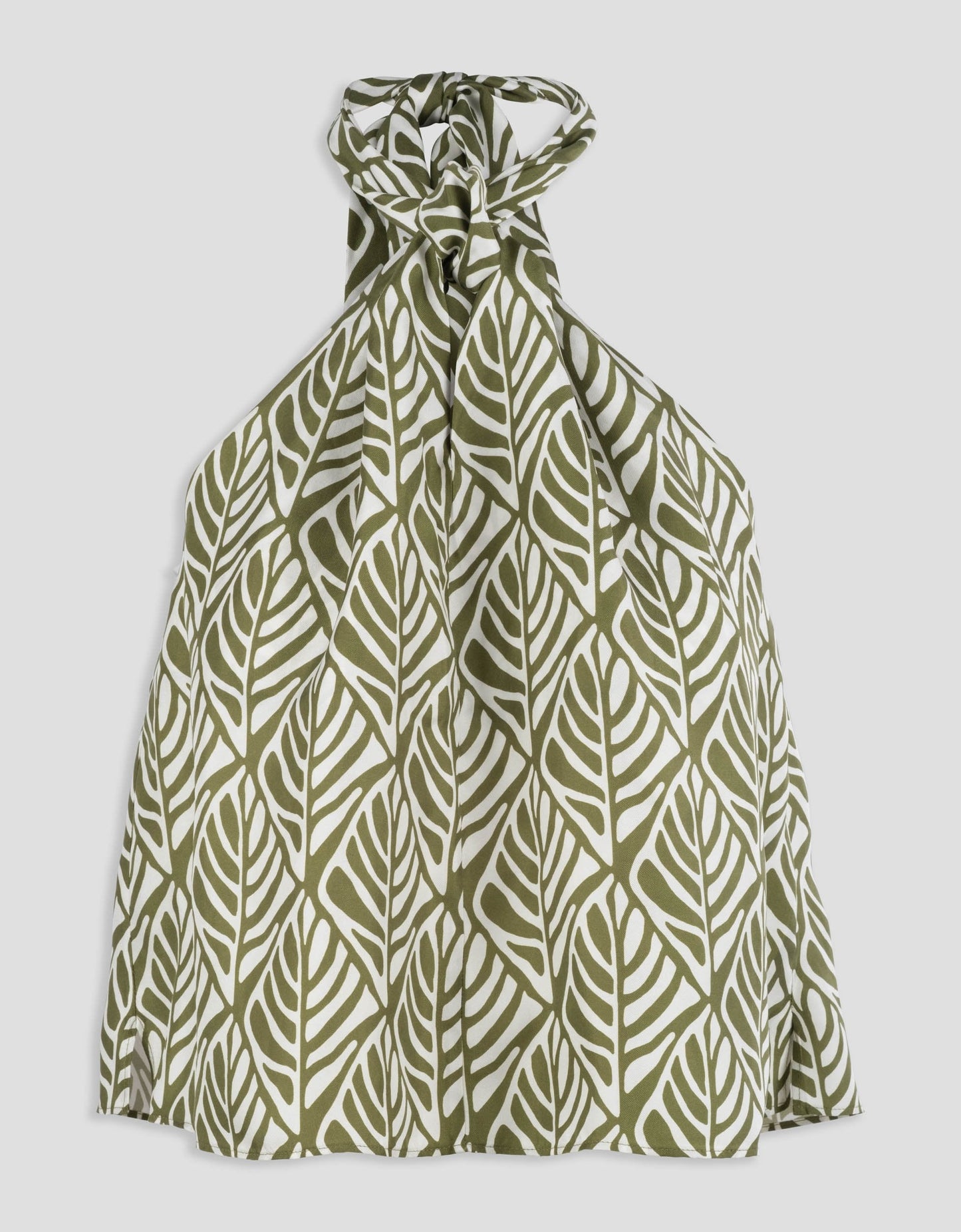 silk tie halter top