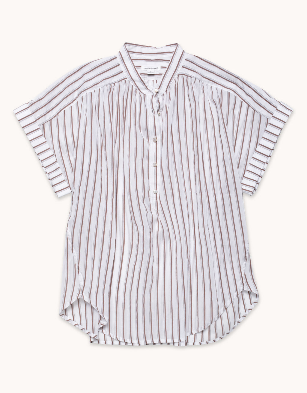 cotton silk popover top