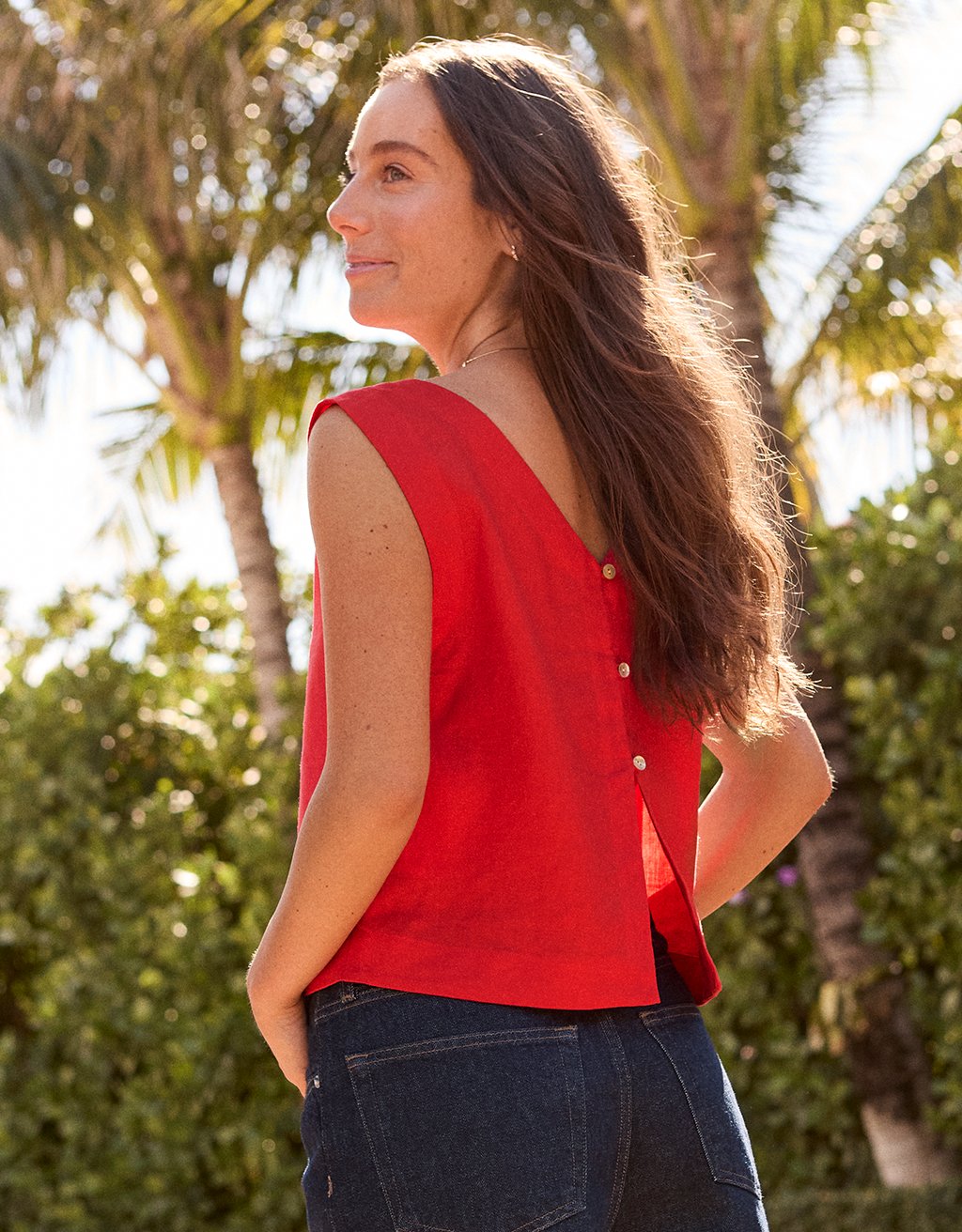linen tank