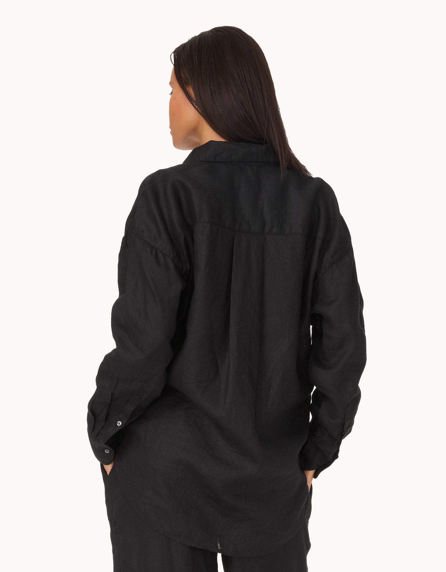 linen button down