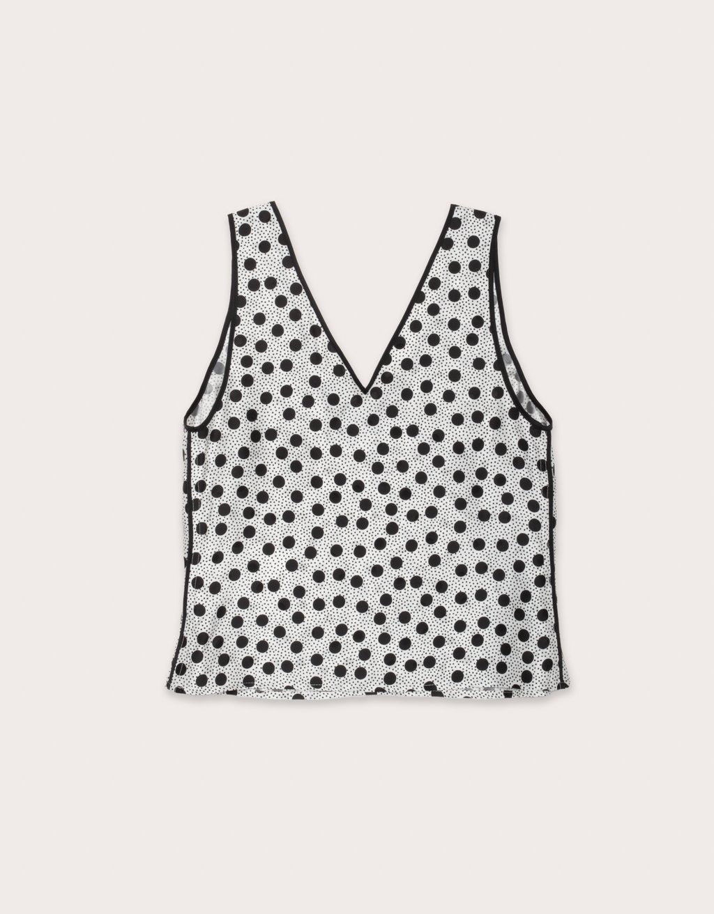 silk jacquard tank