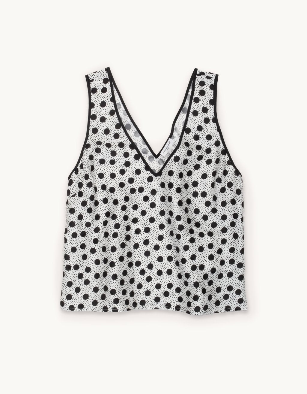silk jacquard tank