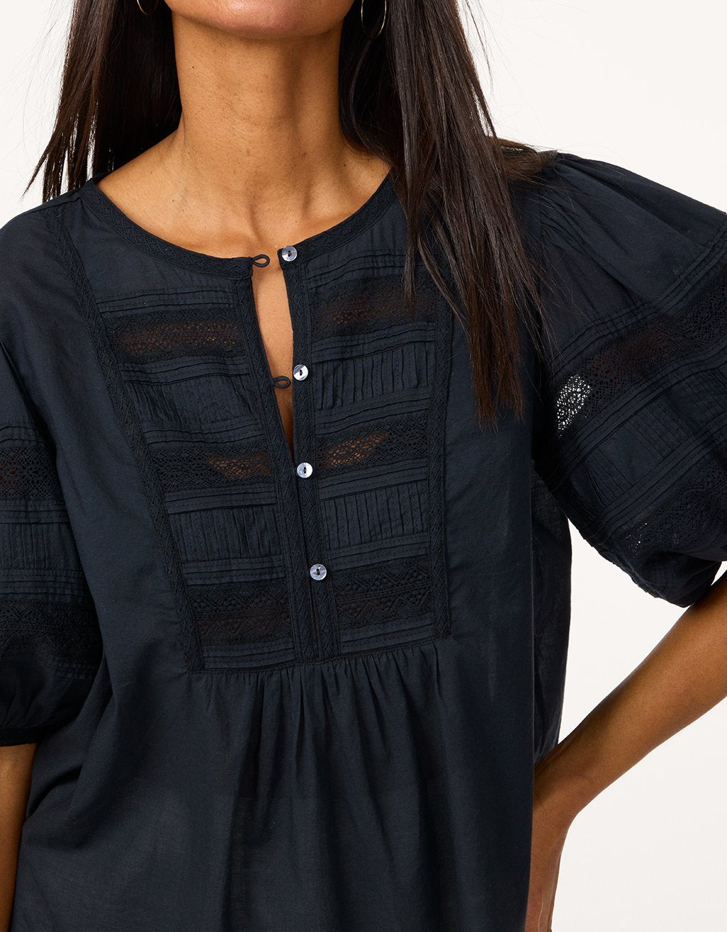 cotton voile blouse
