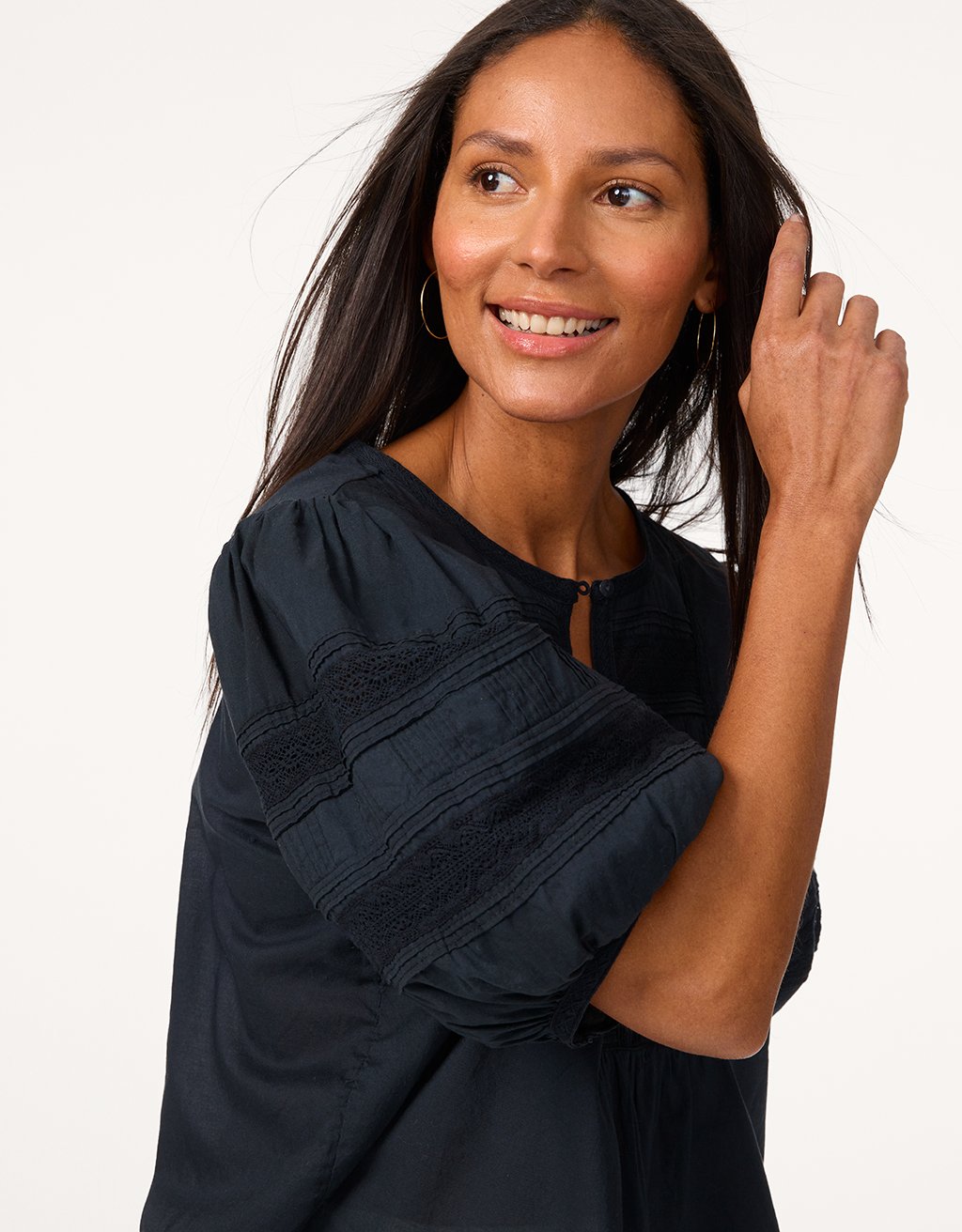 cotton voile blouse