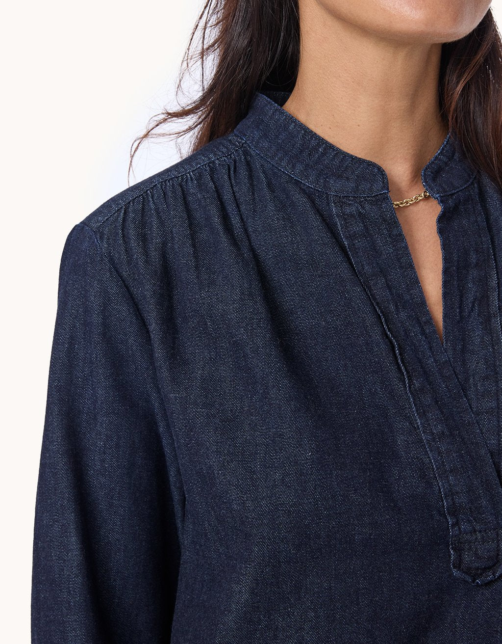 Denim Popover Shirt