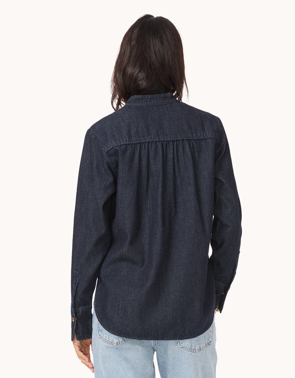 Denim Popover Shirt