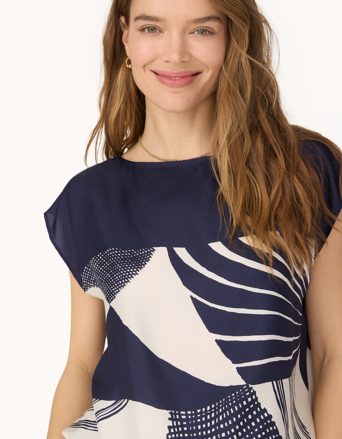washable silk bubble top