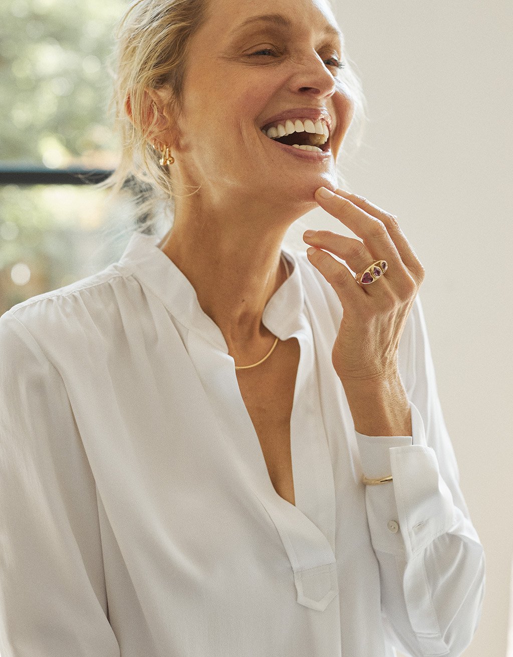Silk Popover Shirt