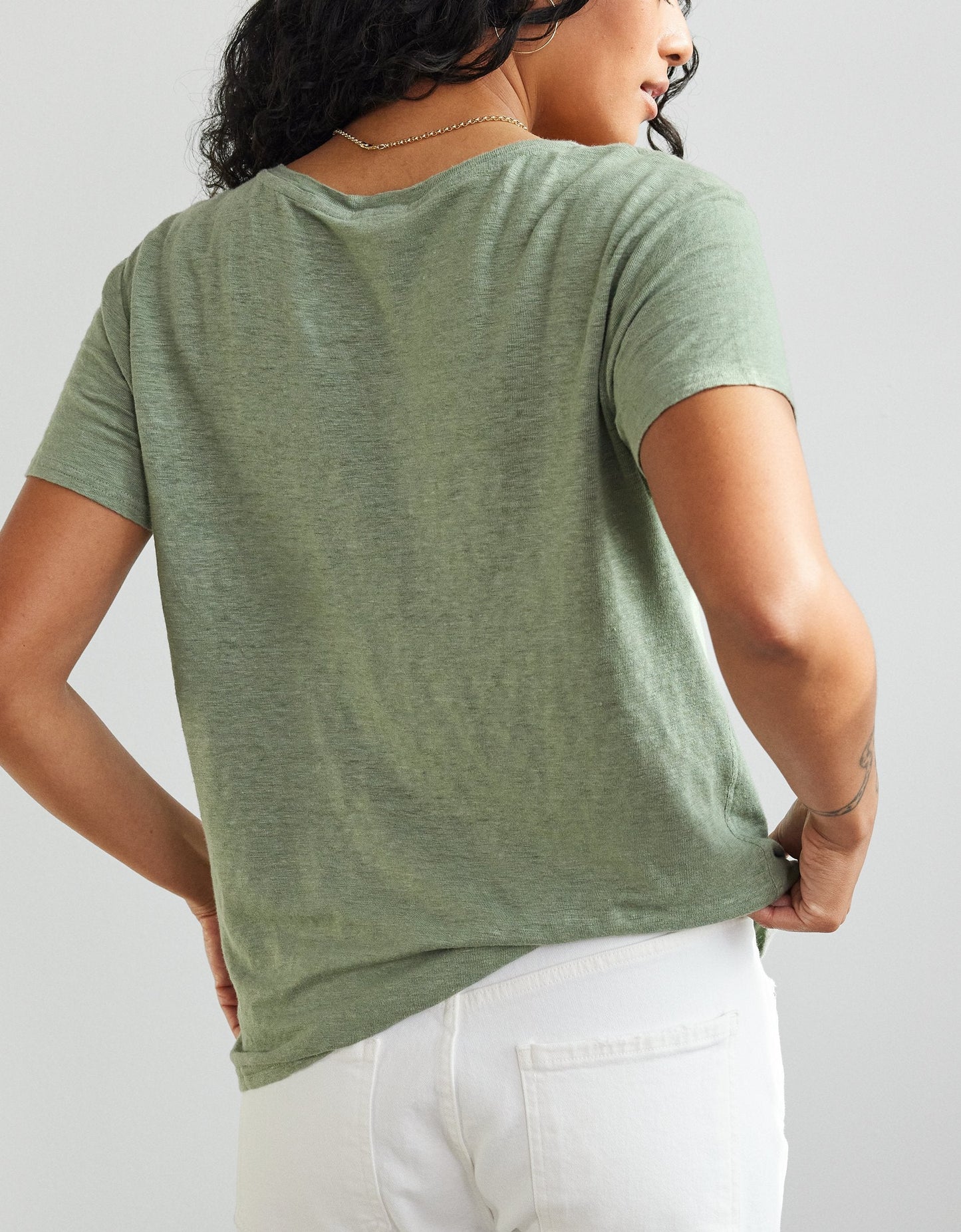 linen tee