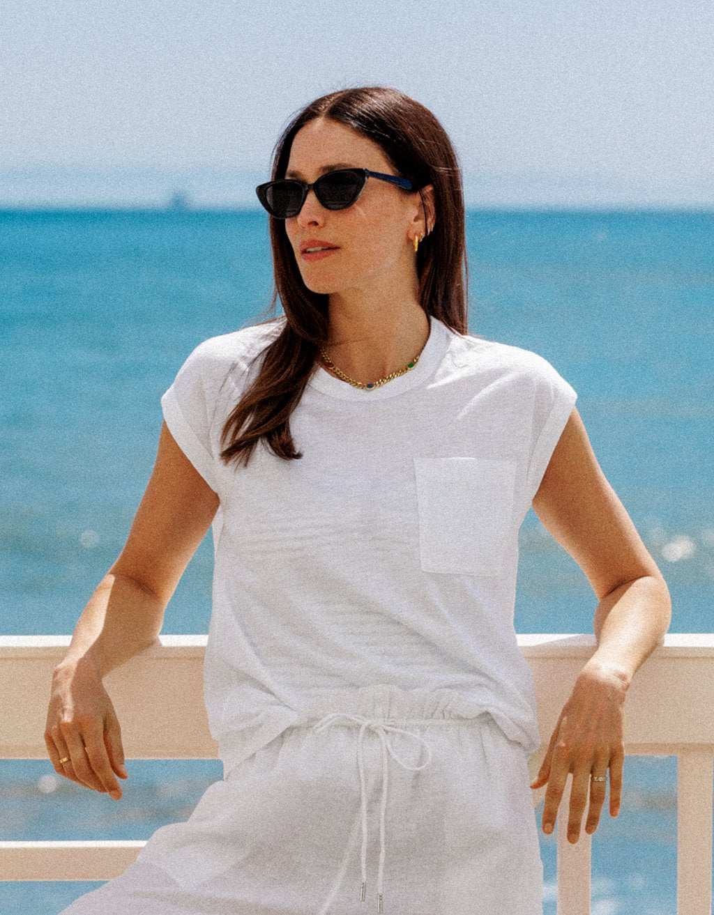 dcotton slub muscle tee