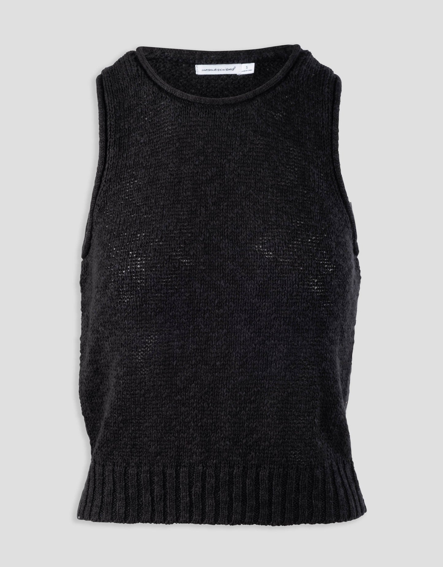 cotton linen beach tank