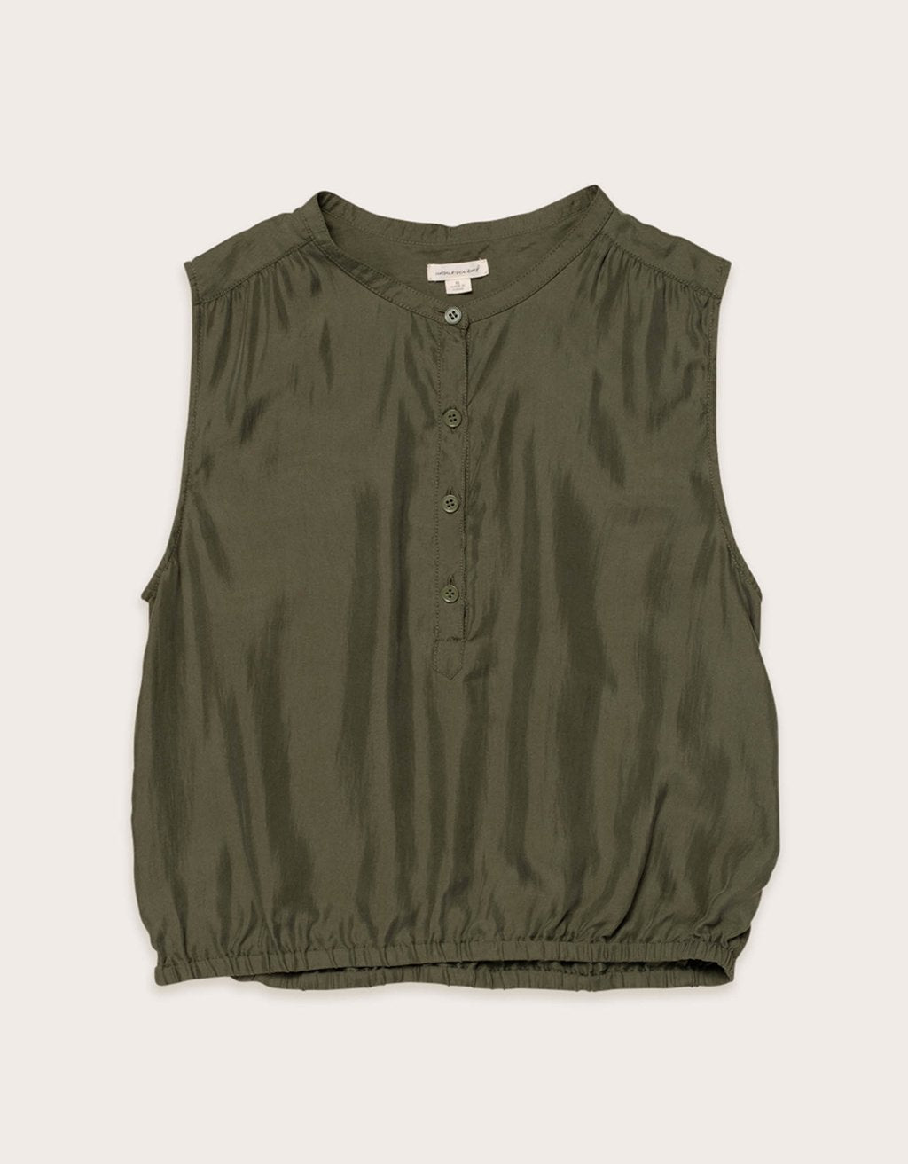 washable silk bubble tank