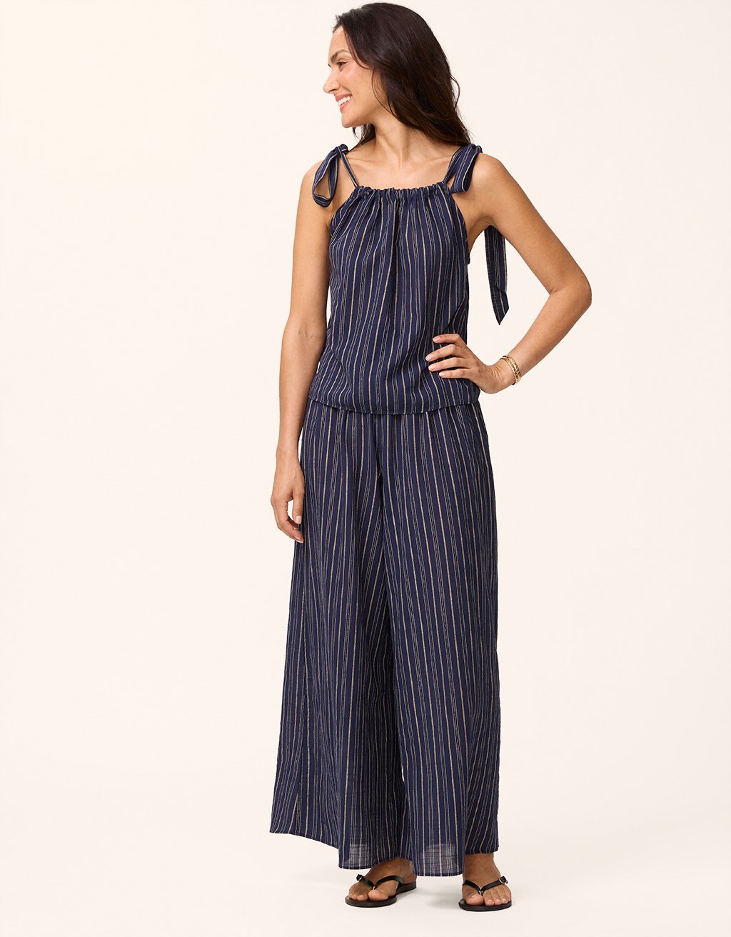 cotton shimmer tank