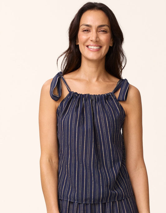 cotton shimmer tank