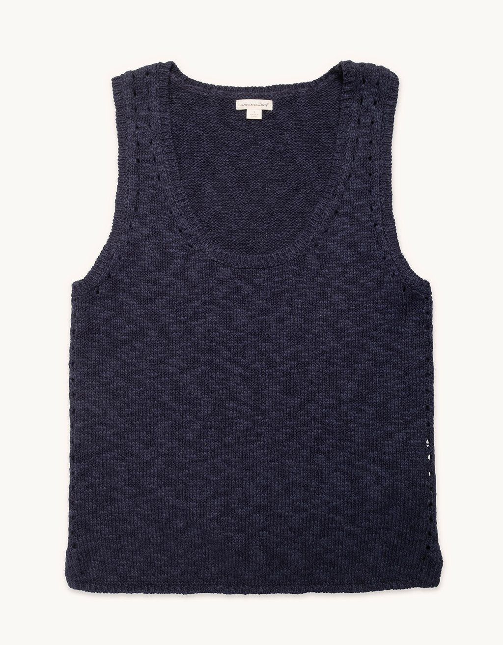 cotton linen beach tank