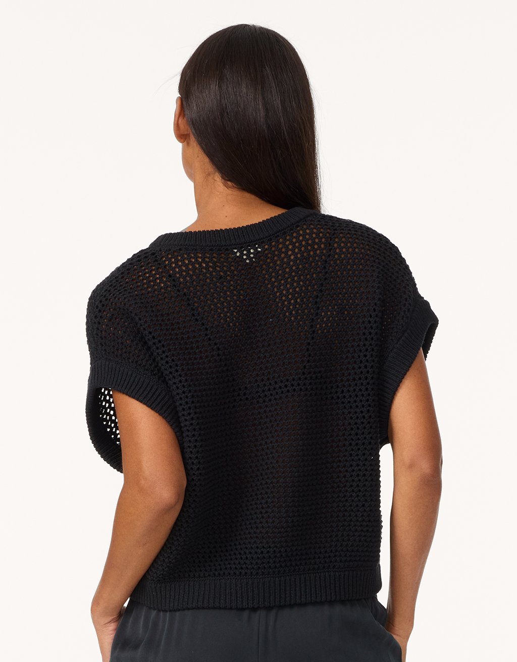 open stitch sweater