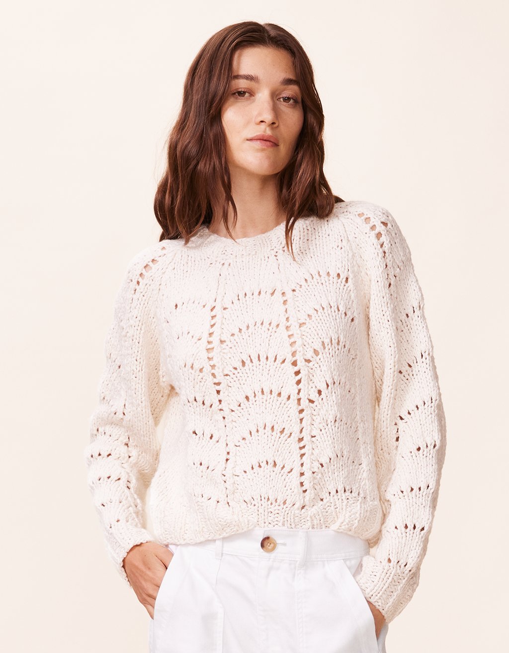 cotton dolman sweater