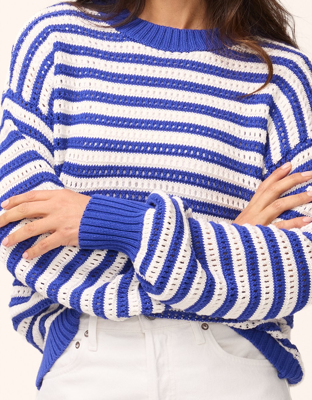 Striped Cotton Sweater