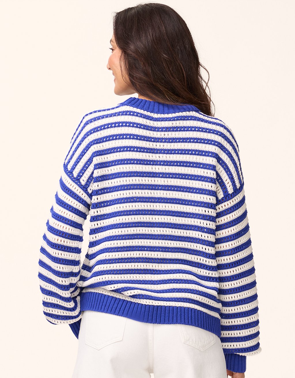 Striped Cotton Sweater