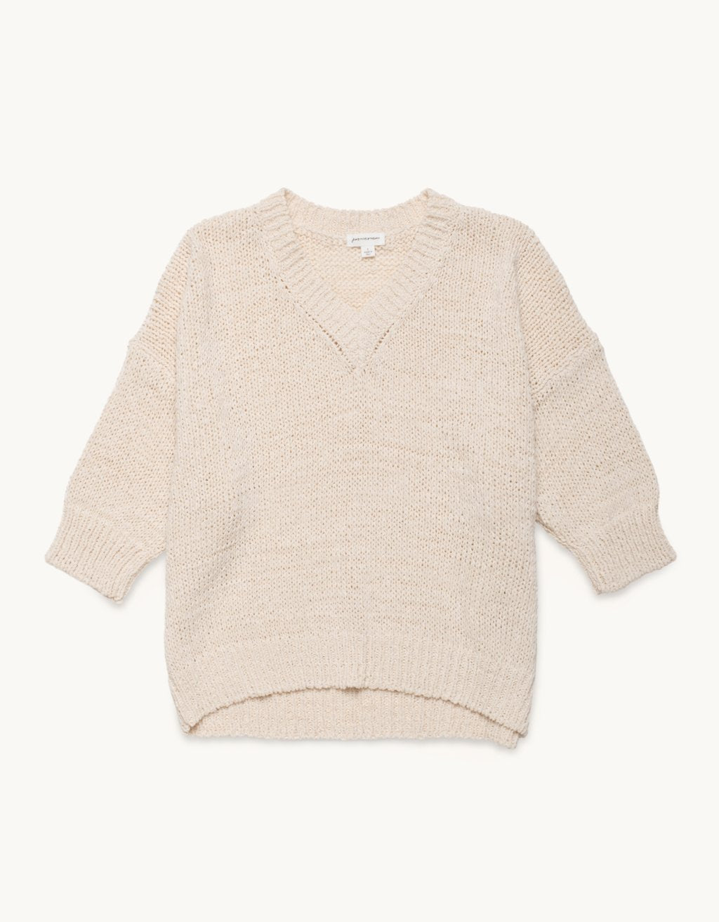 boxy cotton sweater