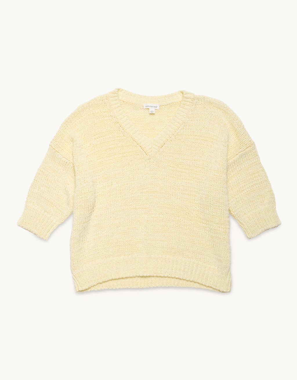 boxy cotton sweater