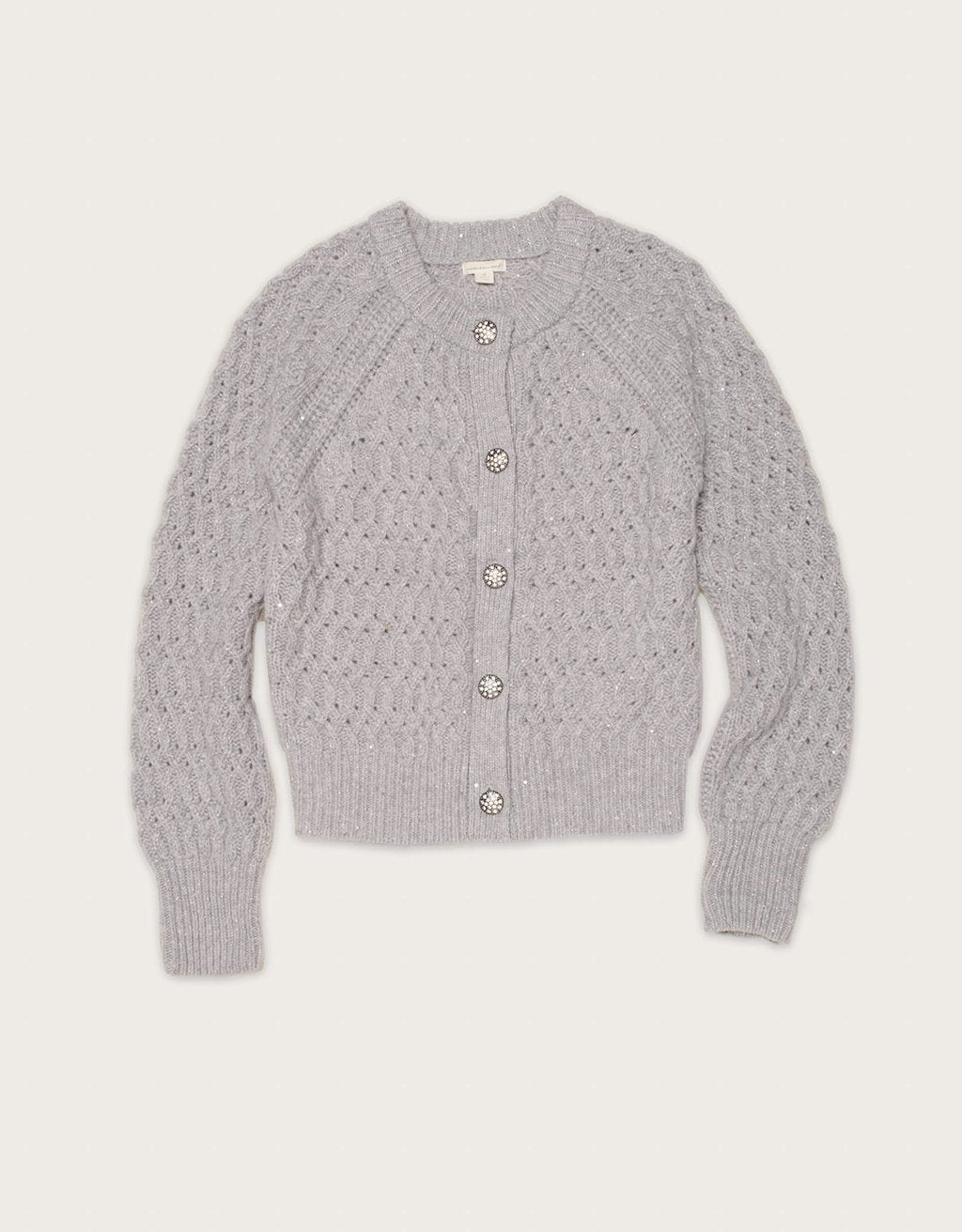 wool shimmer cardigan