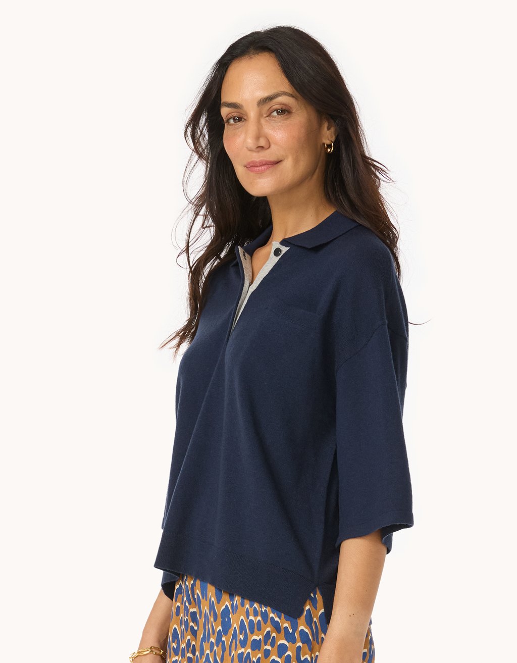 Merino Wool Short Sleeve Polo