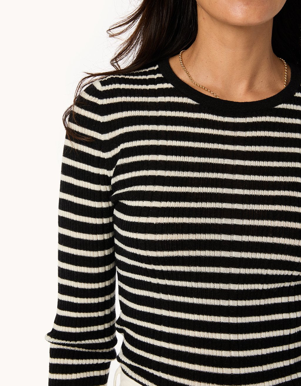 Merino Wool Crewneck Top