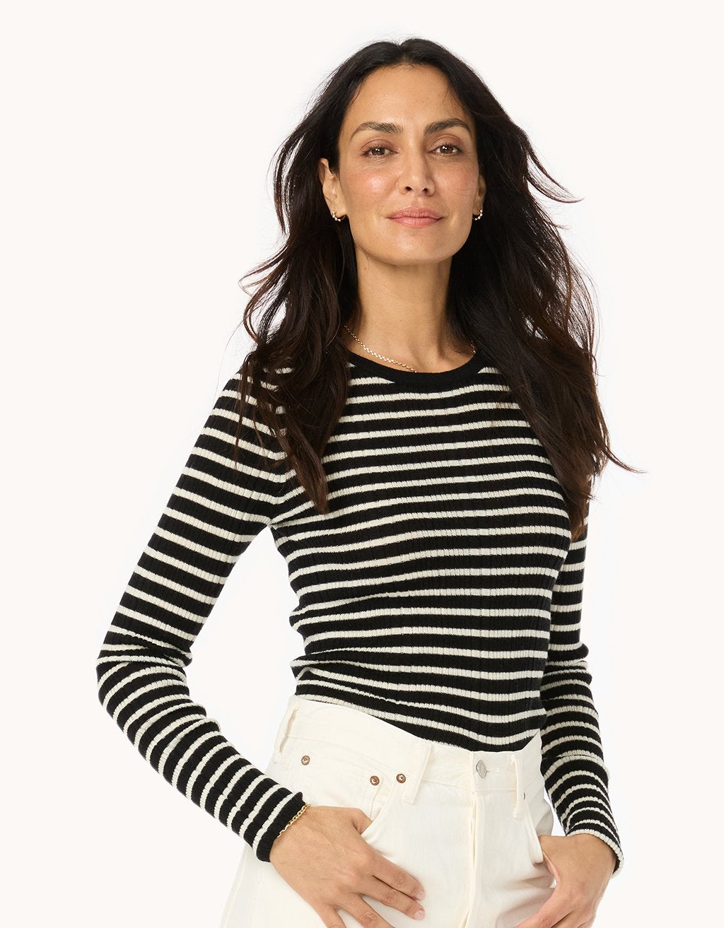 Merino Wool Crewneck Top