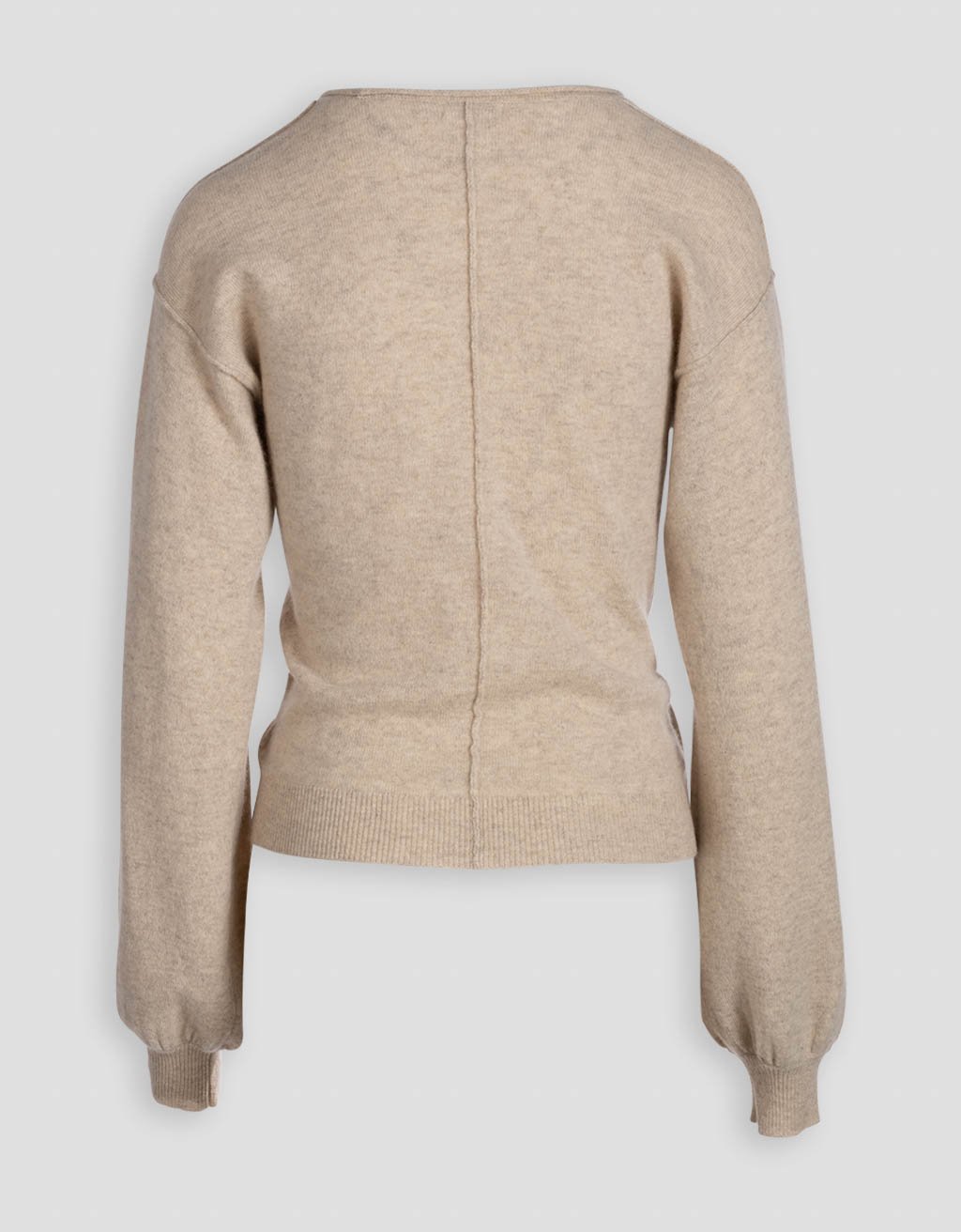 cashmere tie waist sweater