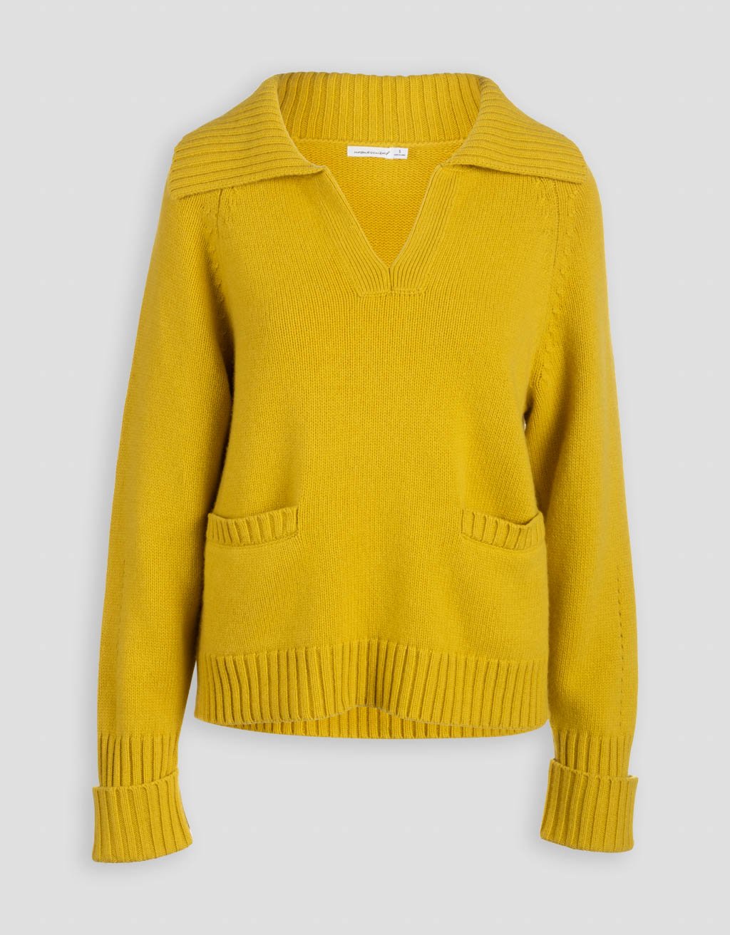 cashmere polo sweater