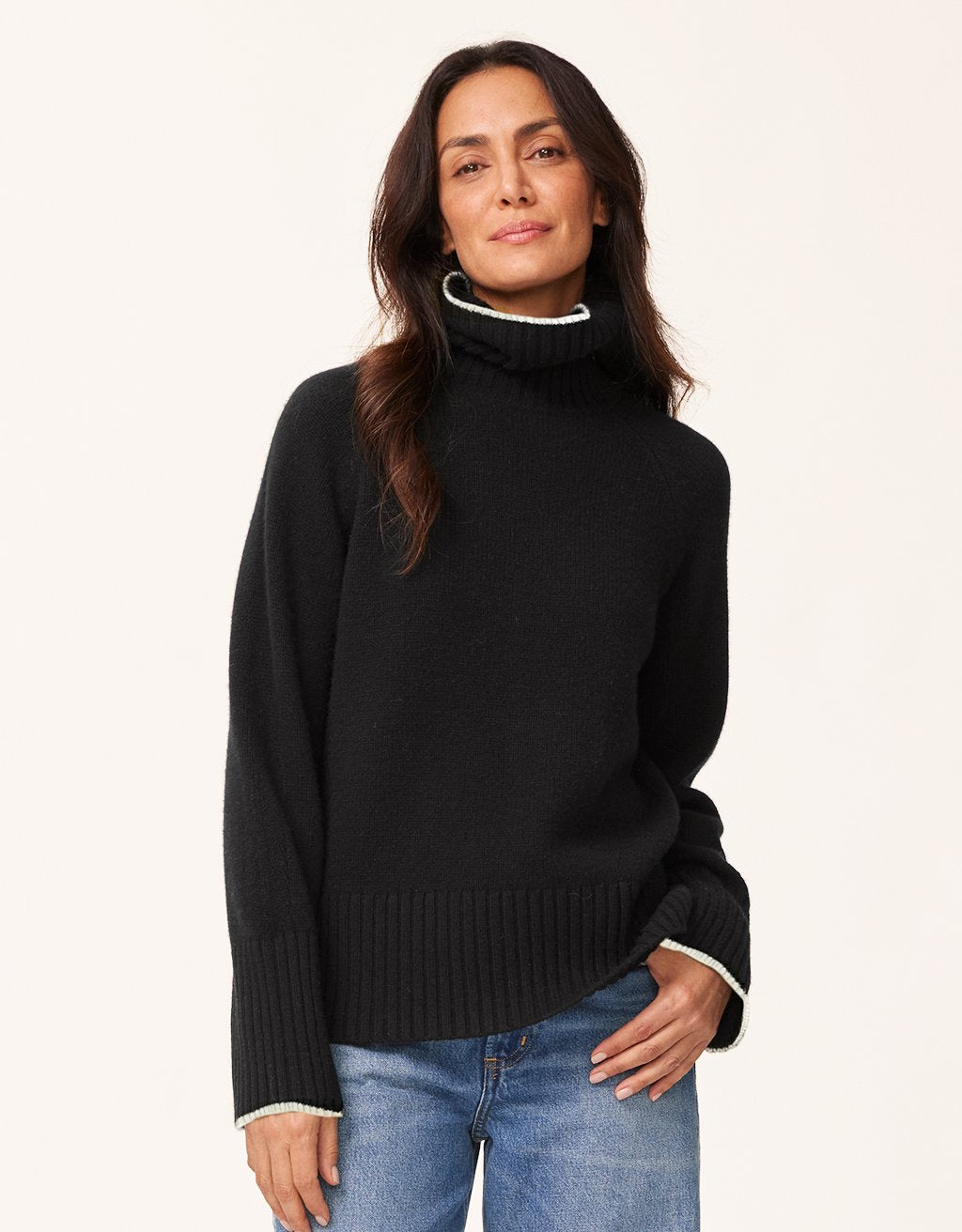 cashmere turtleneck sweater