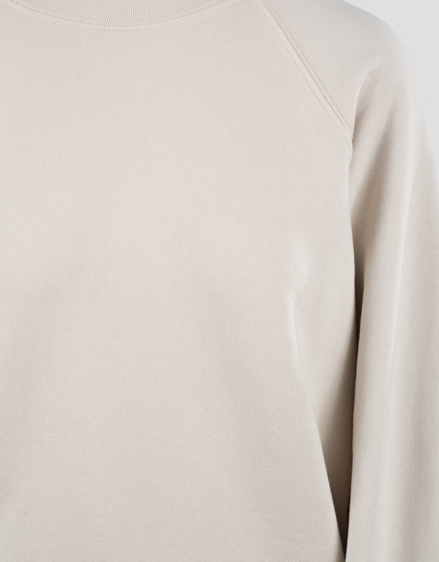 raglan crewneck sweatshirt