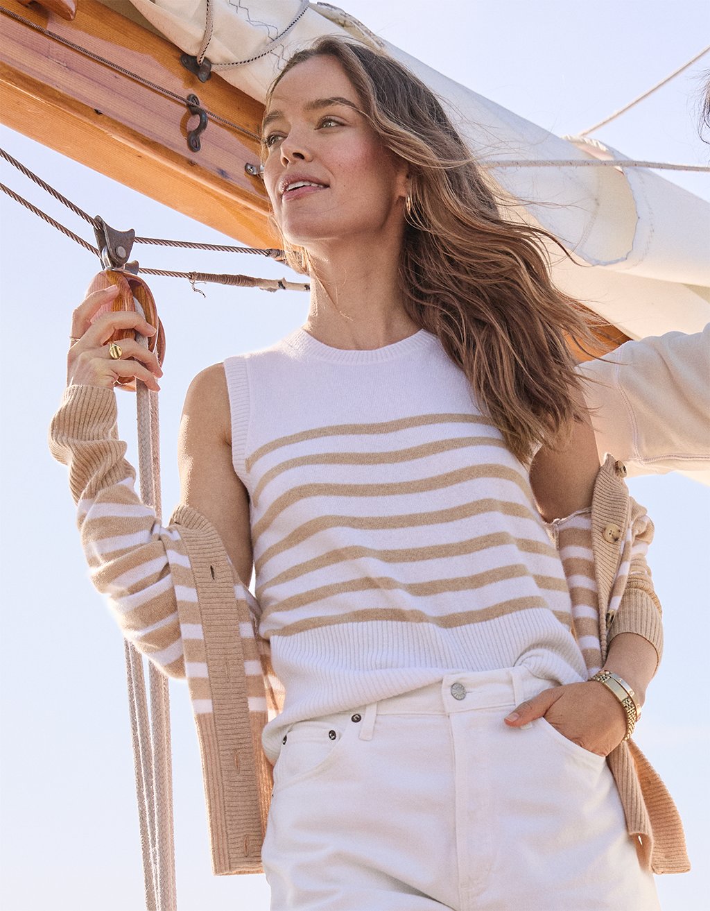 cashmere sweater tank