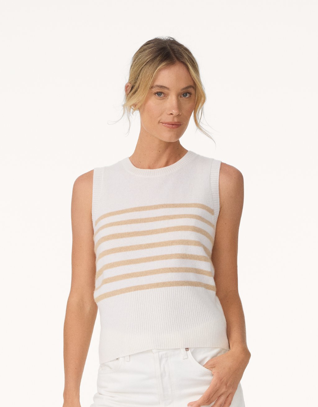 cashmere sweater tank