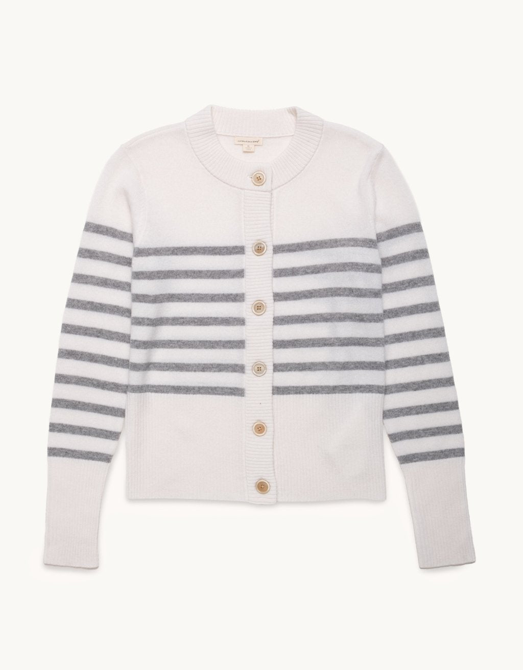 cashmere fitted cardigan