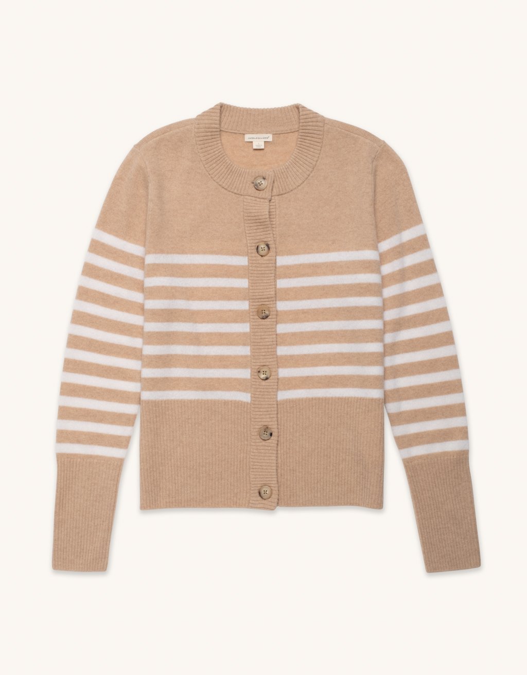 cashmere fitted cardigan