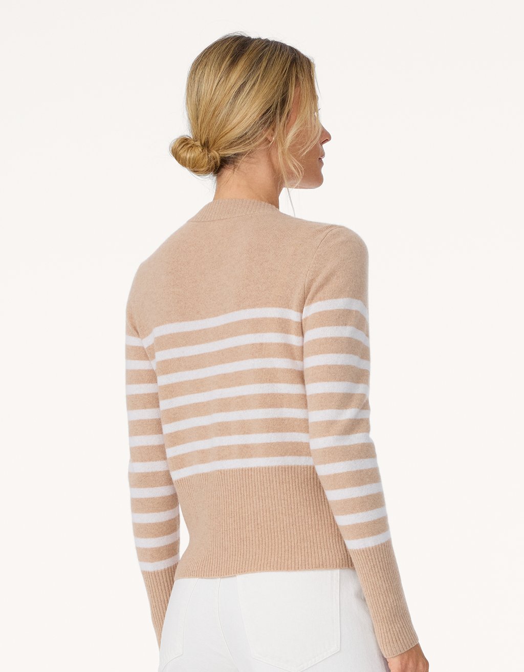 cashmere fitted cardigan