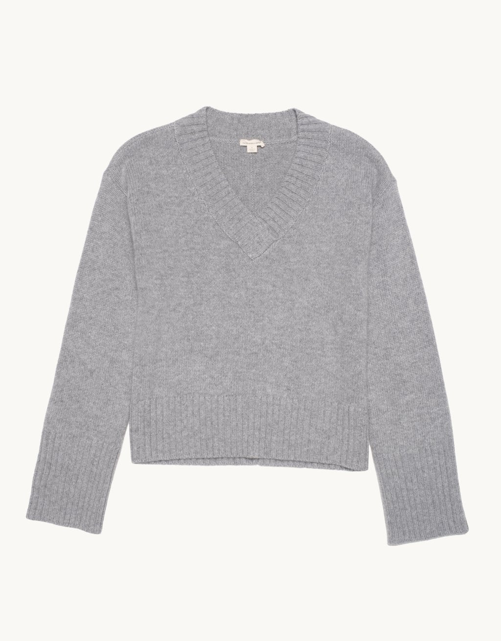 Winter-Weight Cashmere V-Neck Sweater