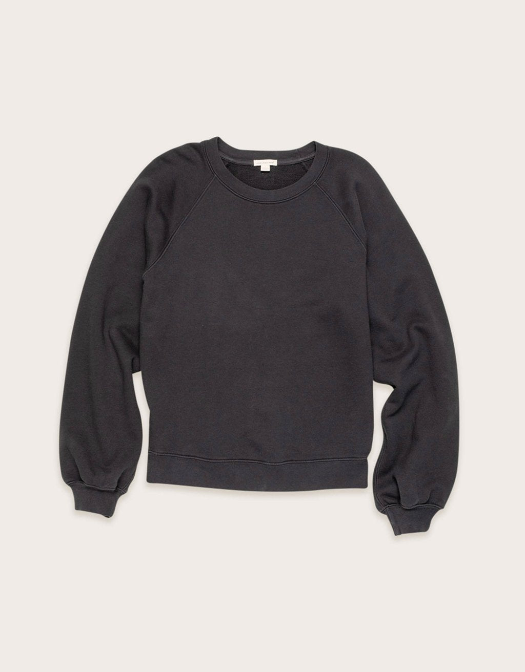 raglan french terry crewneck sweatshirt