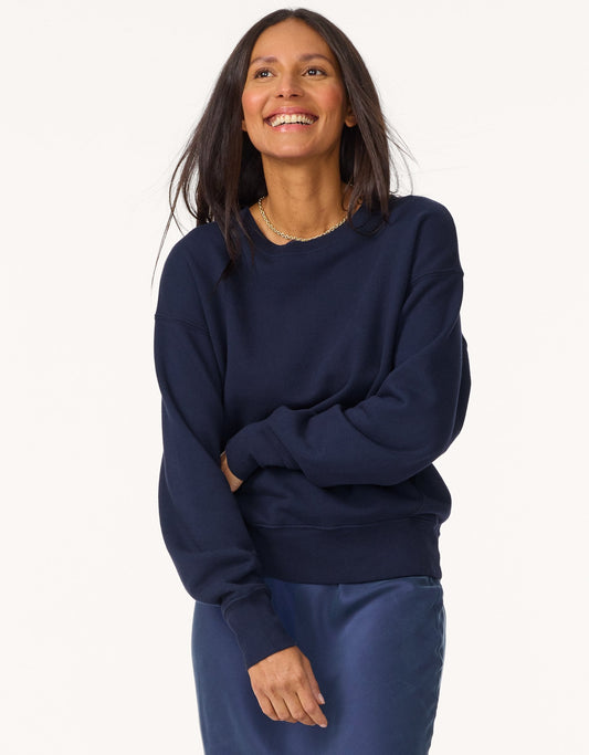 cotton crewneck sweatshirt