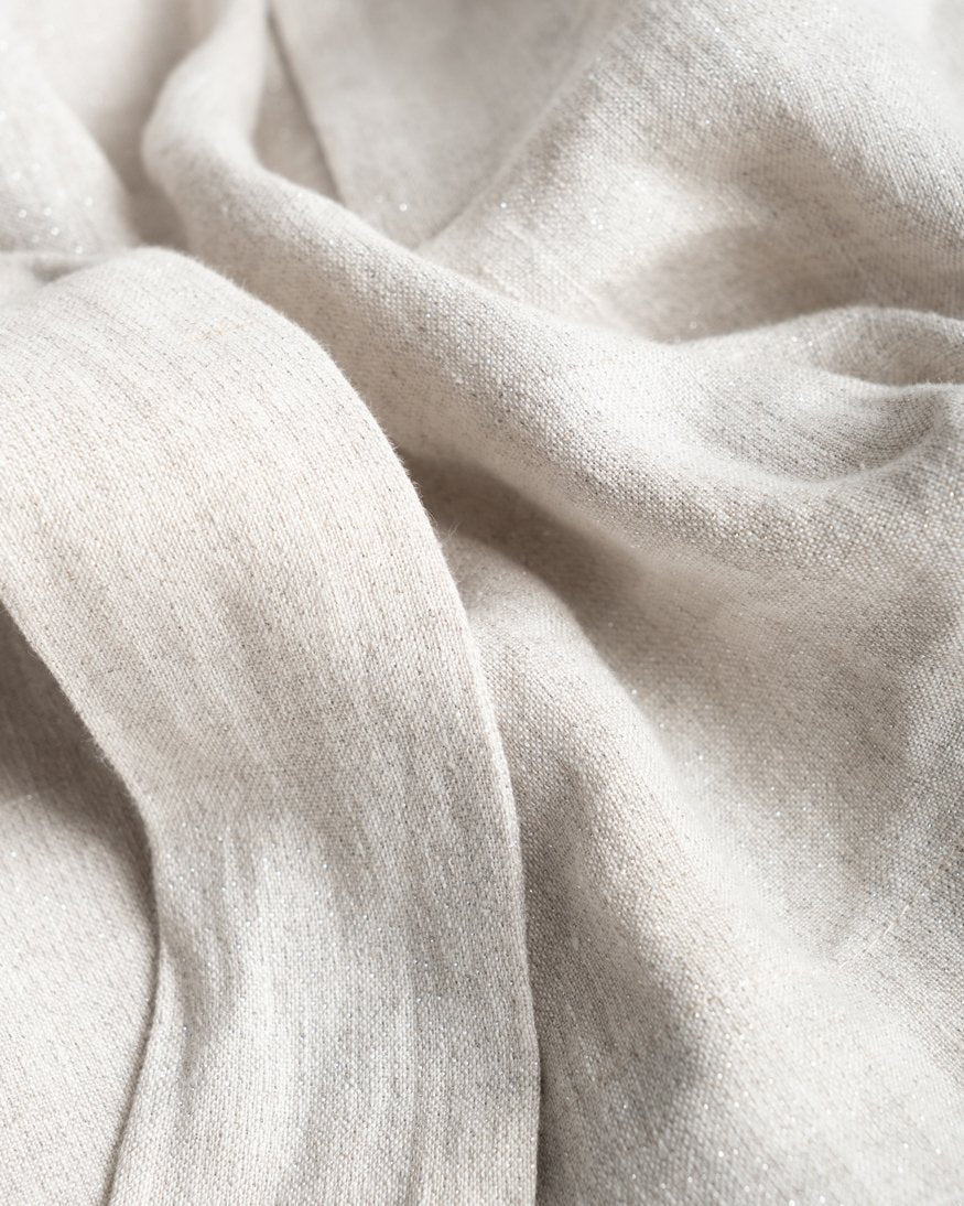 shimmer linen paperbag short