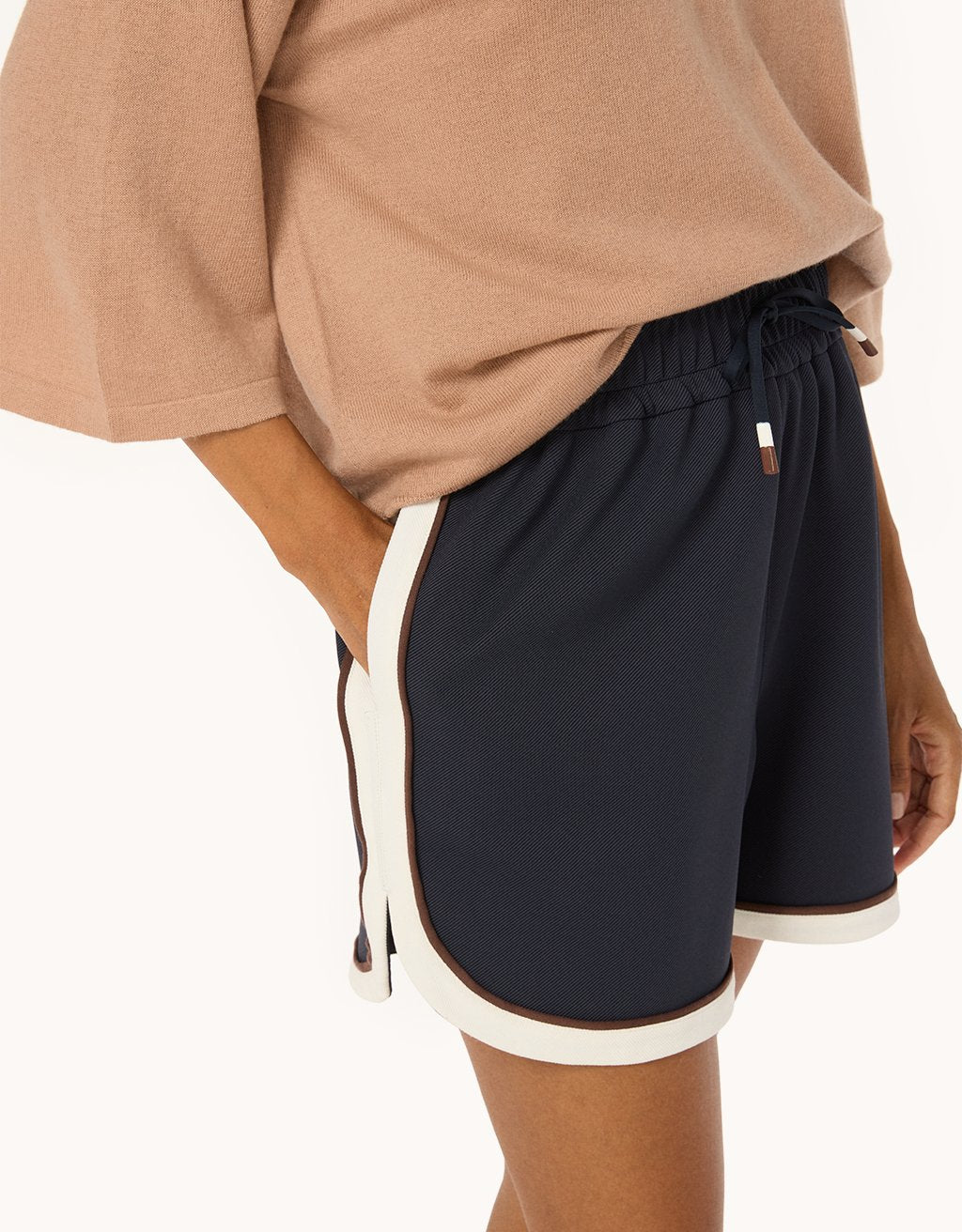Twill Ponte Track Short