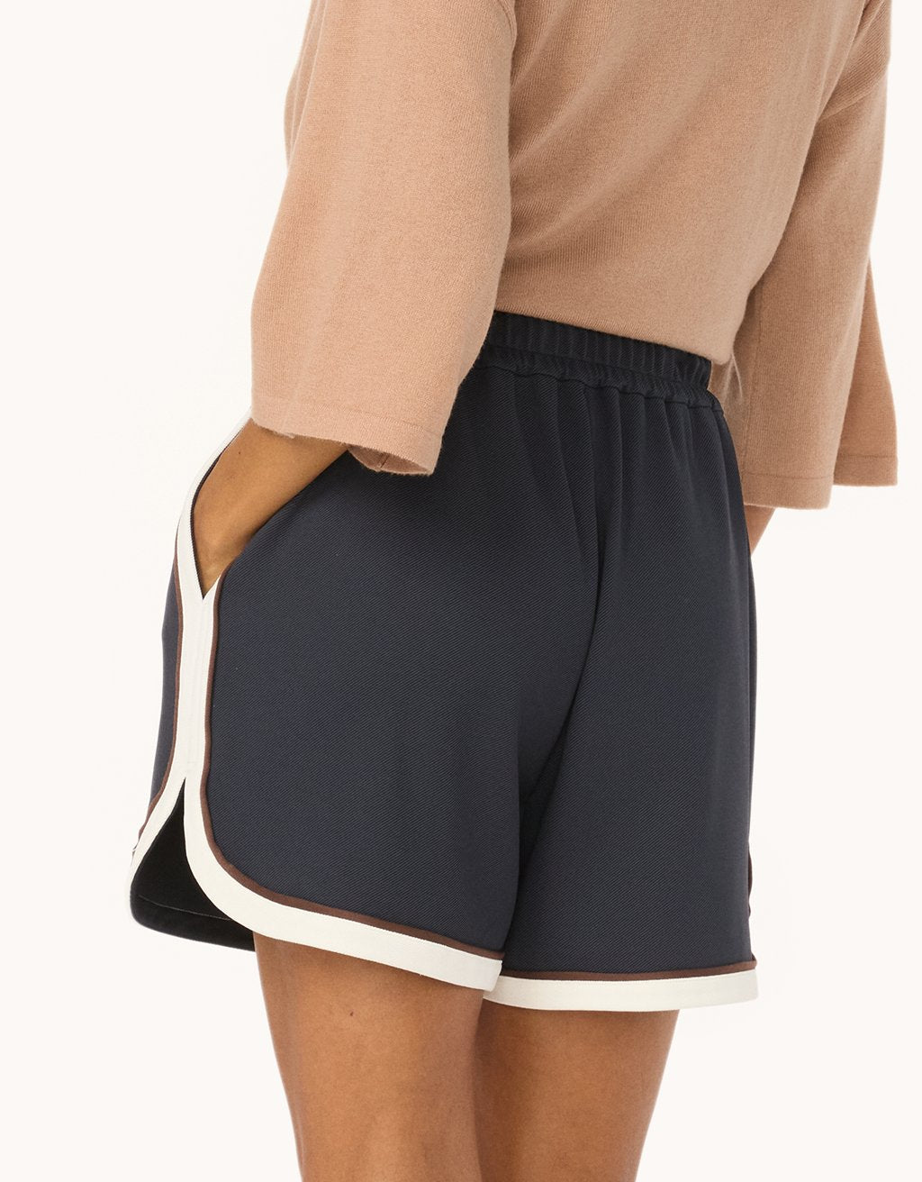 Twill Ponte Track Short
