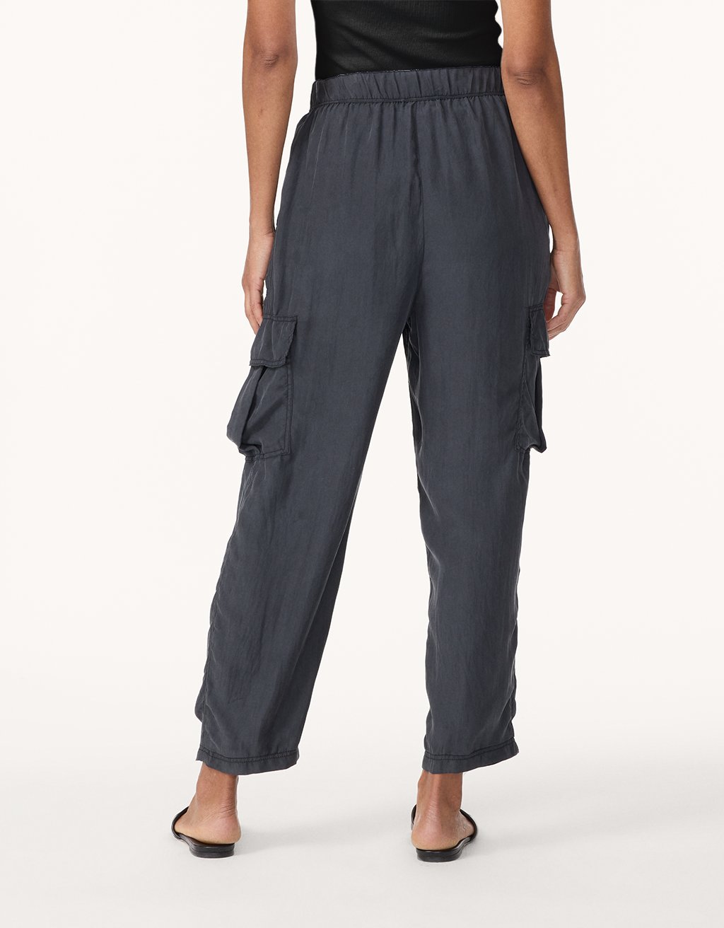 washable silk cargo pant