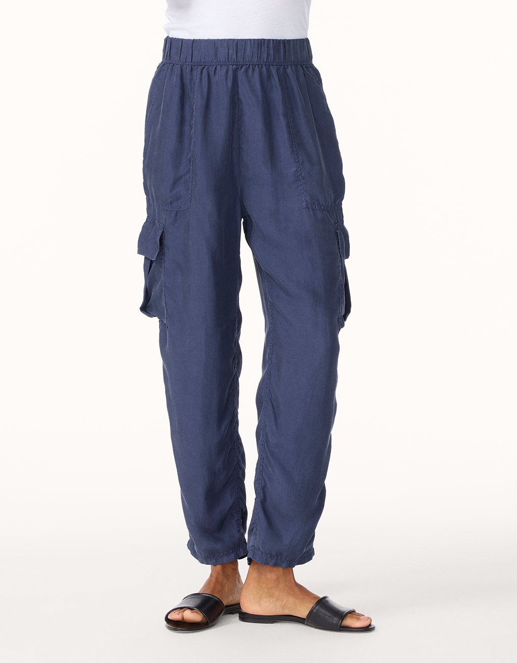 washable silk cargo pant