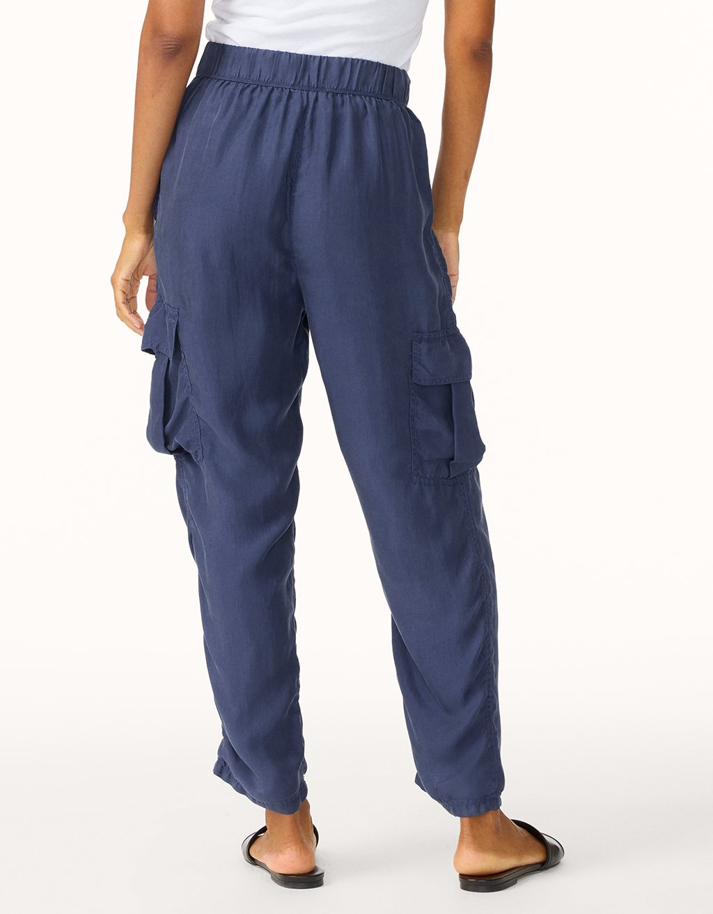 washable silk cargo pant