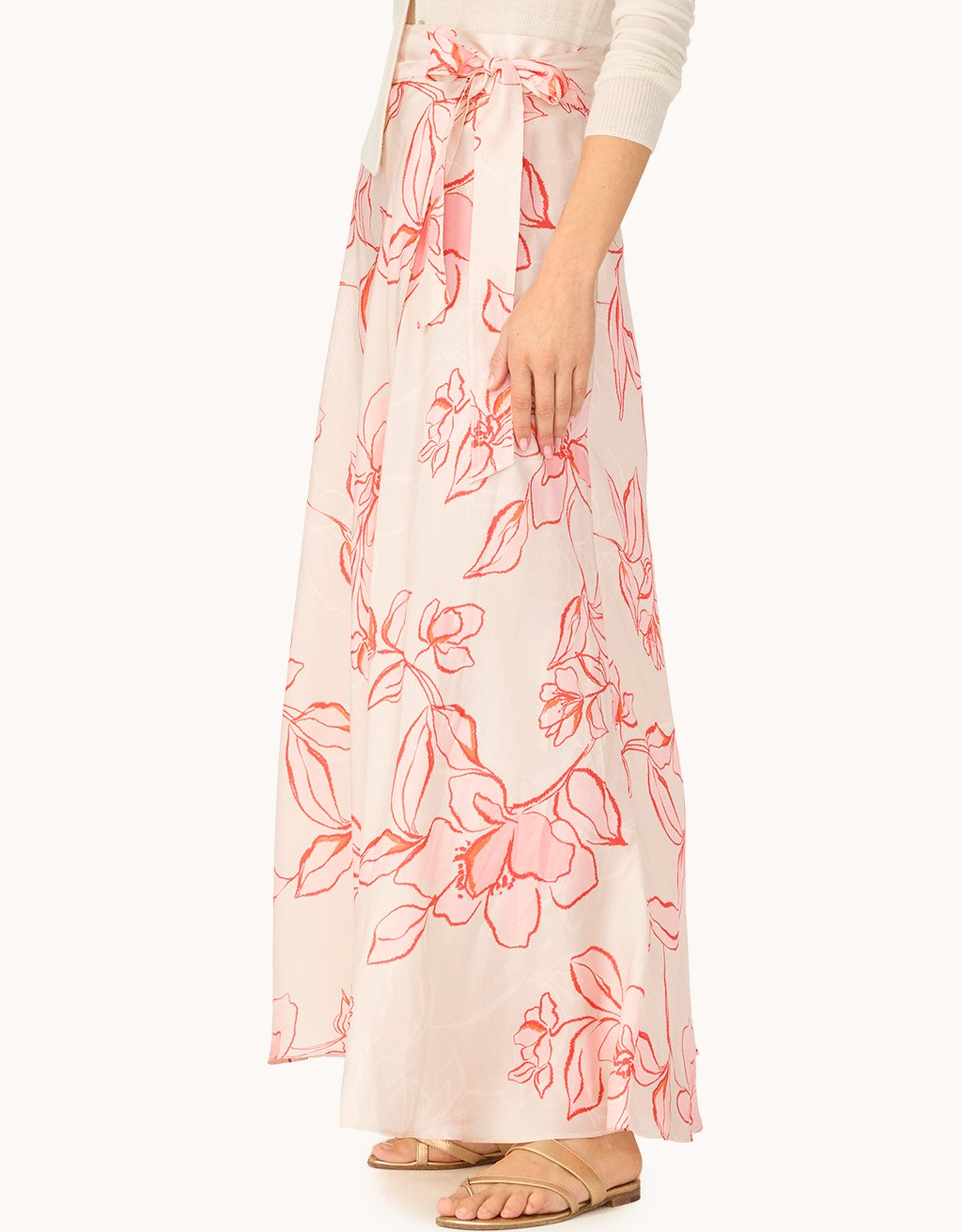 washable silk wrap skirt