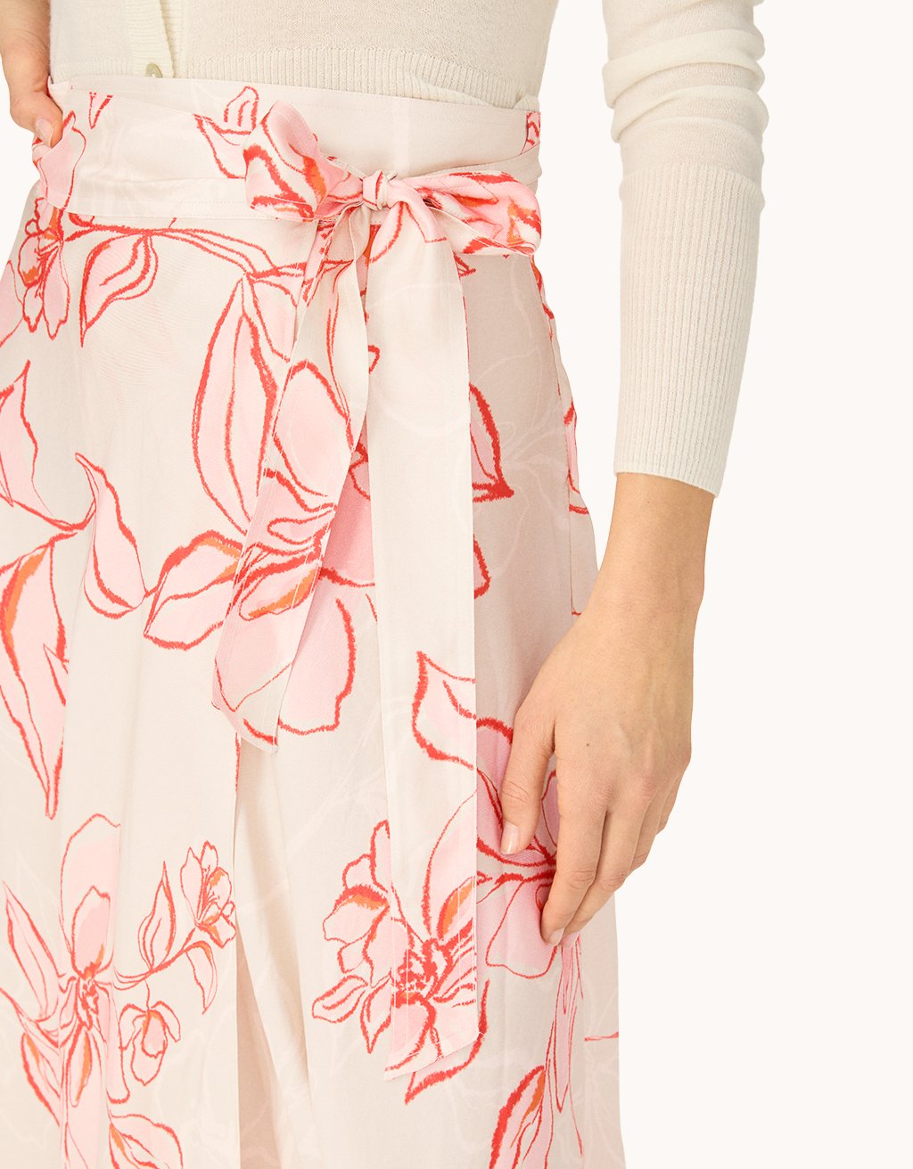 washable silk wrap skirt